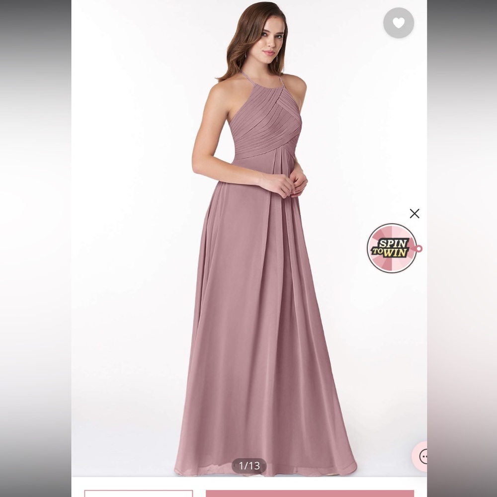 Azazie Ginger dress Dusty Rose